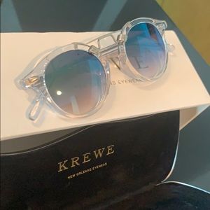 KREWE St. Louis Mirrored Crystal Sunglasses